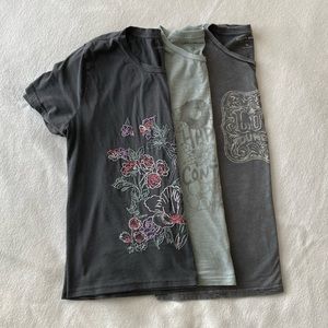 Lot of 3 Lucky t-shirts XL like new
